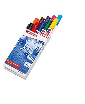 edding pennarello indelebile pennarello 3300, ricaricabile, 1-5 mm, colori assortiti