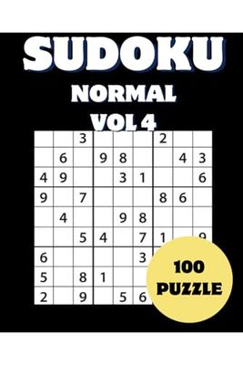 Sudoku | 100 Normal Sudoku Puzzle Vol 4