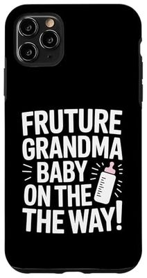 Futuro Nonna Baby On The Way Annuncio Custodia per iPhone 11 Pro Max