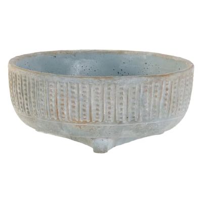 BigBuy Garden Pot Gris Ciment 25,5 x 25,5 x 11 cm