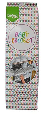 Bravo kids E0974019 Veiligheidsrooster voor fornuis, standaard
