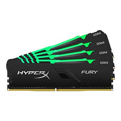 HyperX Fury HX430C15FB3AK4/32 Memoria DIMM DDR4 32GB (Kit 4x8GB) 3000MHz CL15 1Rx8 RGB