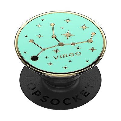 PopSockets: PopGrip - Supporto e Impugnatura per Telefoni Cellulari e Tablet con un Top Intercambiabile - Enamel Zodiac Virgo