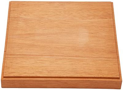 MR.HOBBYミスターホビー DB007 Wooden Base Square 15 cm Vance Project, soporte, soporte, accesorios de modelismo, para exhibir figuras y modelos en miniatura, cuadrado, madera de caoba, marrón claro, plano