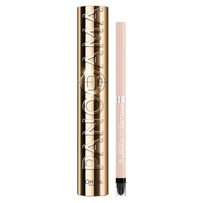 L'Oréal Paris Kit Even Bigger Eyes con Mascara Volumizzante, Panorama by Volume Million Lashes, Colore: Nero e Matita Automatica in Gel Infaillible 36H Grip Liner, Tonalità: Bright Nude