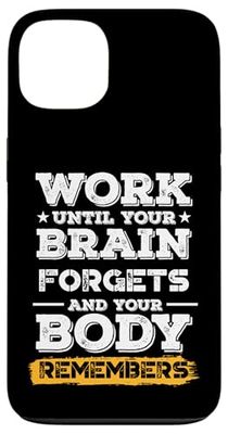 Workout Men Quotes Motivational Gym Motivation Inspiration Case for iPhone 13