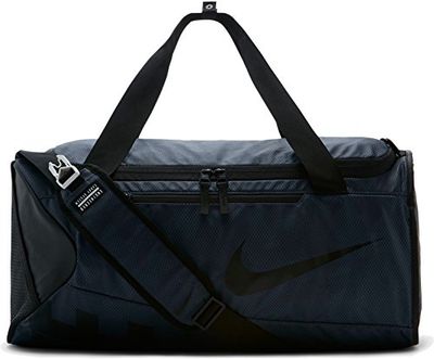 Nike män alfa (medium) träning sportväska, åska blå/svart, 61 x 28 x 28 cm