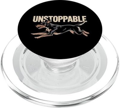 Retro Funny Unstoppable Dog es un perro divertido imparable PopSockets PopGrip para MagSafe