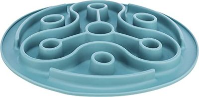 TRIXIE Slow Feeding 25037 - Tappetino anti-imbracatura, in TPE, Ø 28 cm, colore: Blu