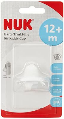 NUK Bocal rígido de plástico para Kiddy Cup, 300 ml, resistente a mordidas, macio e à prova de fugas, a partir de 12 meses, sem BPA, cor branca