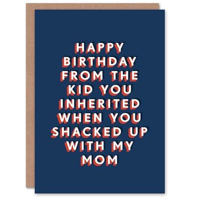 Artery8 From Kid You Inherited Shacked With Mom Funny For Him Birthday Card