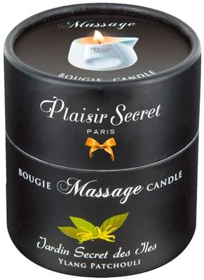 Vela de Masaje Ylang Pachulí Plaisirs Secrets PLS0386