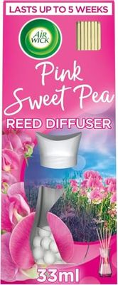 Air Wick Air Freshener Reed Diffuser,Pink Sweet Pea, 33 ml