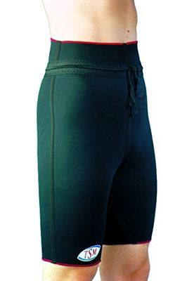 TSM 3191 Short Long Actif Couvrant Hanches et Cuisses pour Cycliste Noir Taille XXS