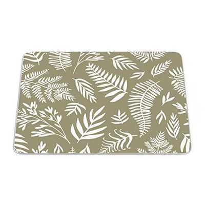 Bonamaison, Rechthoek digitaal bedrukte muismat, antislip onderkant, voor kantoor en thuis, afmetingen: 22x18 cm