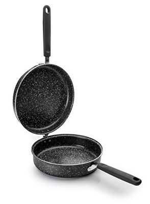 IBILI Natura Potato Omelette Pan, 24 cm, Aluminium, Stone-Style Non-Stick Coating, Suitable for Induction Hobs