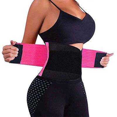 VENUZOR Taille Trainer Riem voor Vrouwen - Taille Cincher Trimmer - Afslankende Body Shaper Riem - Sport Gordelriem (UP Graded), Fuchsia, Small