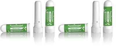 Puressentiel RESP OK Inalatore, Aiuta a Respirare Liberamente, con 19 Oli Essenziali OEBBD, Formula 100% Naturale, Vegan e Cruelty Free, 1 ml (Confezione da 2)