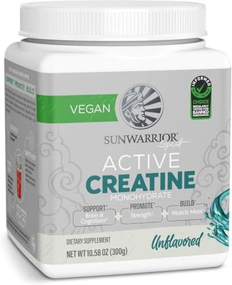 Sunwarrior Sport Vegan Active Creatine Monohydrate Unflavoured 300g