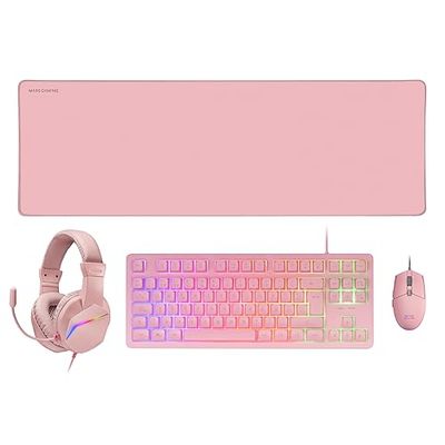 Mars Gaming Mcp-rgb3p Kit Gaming Mouse Keyboard Headset Mouse Pad Spanish QWERTY