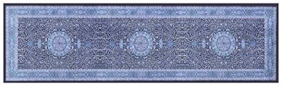 Doge Milano Chemin de cuisine, 100% Made in Italy, Tapis antitache avec impression numérique, Tapis antidérapant et lavable, Modèle Vintage - Corbin, 140x52 cm