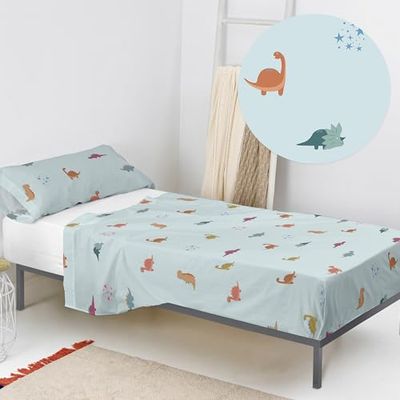 Mini dinosaur Juego de sábanas 2 piezas 180x270 cm (Cama 105)