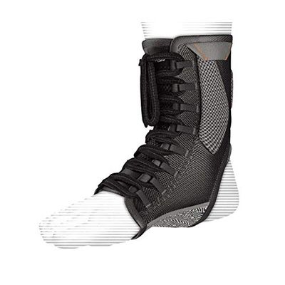 ShockDoctor Erwachsene Knöchelschützer Stützen Ultra Knöchelstütze mit Gelkissen, Black, XL, 849-BK