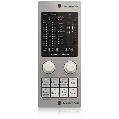TC Electronic MASTER X HD NATIVE/MASTER X HD-DT Multiband Dynamics Processor Plug-In with Optional Hardware Controller, Compatible with PC and Mac