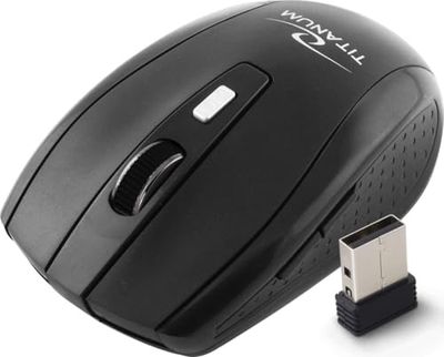 Esperanza Titanum SNAPPER Wireless Optical Mouse with Scroll Wheel, 6 Buttons and USB Receiver