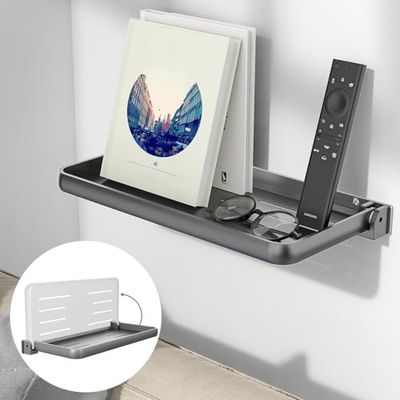 Safoner Inklapbaar wandrek van aluminium voor campers, het onmisbare accessoire voor de organisatie binnenshuis, ruimtebesparende, veelzijdige zwevende opslag