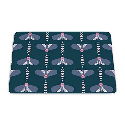 Bonamaison, Rectangular Digital Printed Mouse Mat Non-Slip Bottom for Office and Home Size: 22 x 18 cm