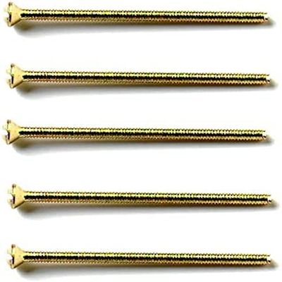 Merriway BH03953 Vite a Testa Svasata e Stelo Interamente Filettato per Prese Elettriche Esterne, Bianco, 75 mm, Set di 20 Pezzi