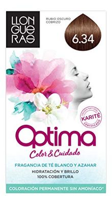 Llongueras Optima Hair Colour Teinte 6.34-Golden Deep Blond