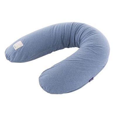 Träumeland Housse de Rechange pour Coussin d'allaitement élastique - Convient pour Coussin d'allaitement de 180 cm - 100% Jersey de Coton - Douce, Respirante et Lavable