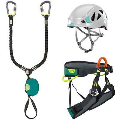 Climbing Technology Via Ferrata-Kit Classic M Uniseks Volwassenen, Groen