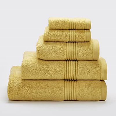 Catherine Lansfield Hometextiles, Bath, So Soft Ochre Towel 30x30cm