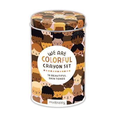 Mudpuppy We are Colorful Skin Tone Crayon Set