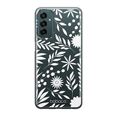 ERT GROUP mobiltelefonfodral för Samsung S10 Lite/A91 originalt och officiellt licensierat Babaco mönster Flowers 023 Vit optimalt anpassad till formen på mobiltelefonen, gedeeltelijk transparant