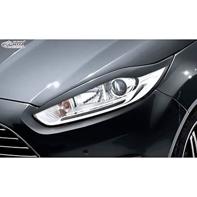 RDX Racedesign Headlight Covers RDSB144 Fiesta VII Felift 2012-2017 (ABS), Unpainted, blue|grey|black
