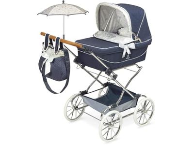 DE CUEVAS TOYS DeCuevas Chariot Pliable pour poupées Reborn avec Parasol 82044