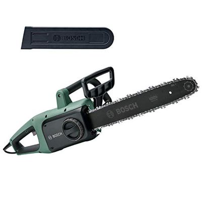 Bosch UniversalChain 35 - Motosierra ligera de 4,2 kg con velocidad de cadena de 12 m/s, 1800 W; viene en una caja de cartón