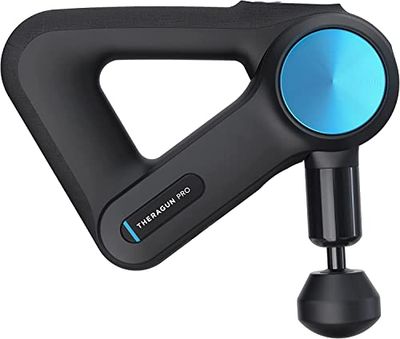 Theragun Pro,Pistola de masaje de mano,Pistola de masaje de percusión habilitada para Bluetooth para aliviar el dolor,5ª generación,Negro