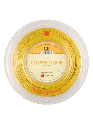 Kirschbaum, Rotolo di Corda per Racchetta da Tennis Competition, Giallo (Gelb), 200 m