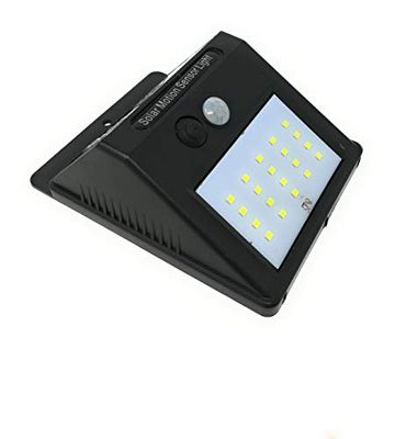 tempo di saldi Phare de 20 LED avec panneau solaire et capteur de mouvement spot crépusculaire