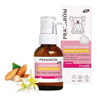 PRANARVÄXA M PRANABB Organisk söt mandel 30 ml, neutral, Estándar