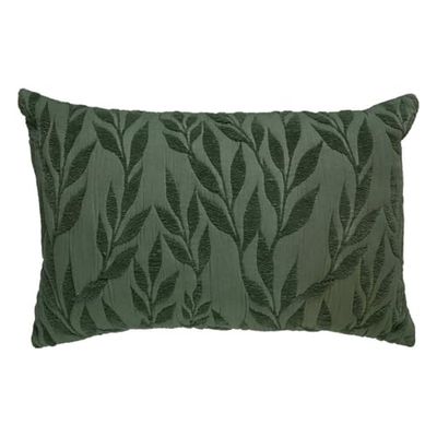 ATMOSPHERA CREATEUR D'INTERIEUR Jacquard Letho Kudde 38 x 58 cm Chiffong Grön Lind