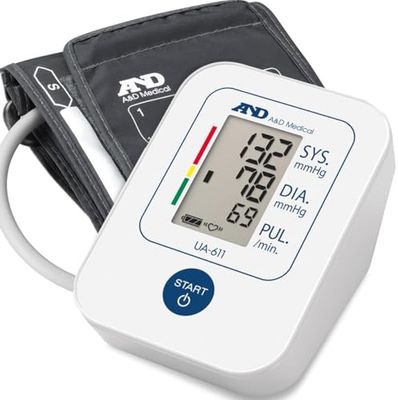 A&D Medical Blood Pressure Monitors BIHS Approved UK Blood Pressure Machines UA-611