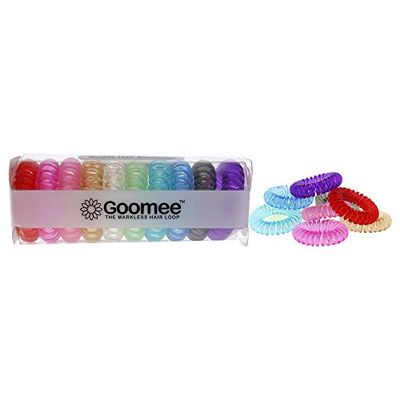 Goomee The Markless Hair Loop Set - Jelly Collection For Women 10 Pc Hair Tie