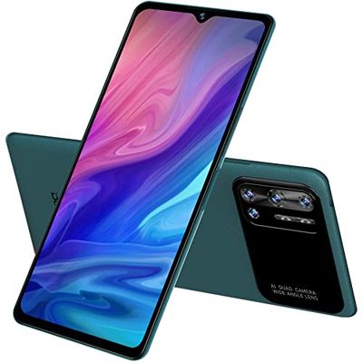 DOOGEE N40 Pro Android 11 Móvil Libres 4G, Helio P60 Octa-Core 6GB+128GB, 6.52'' HD+ Teléfono, Batería 6380mAh, Cámara Trasera Cuatro 20MP, Cámara Frontal 16MP, Huella Digital Dual SIM GPS Verde