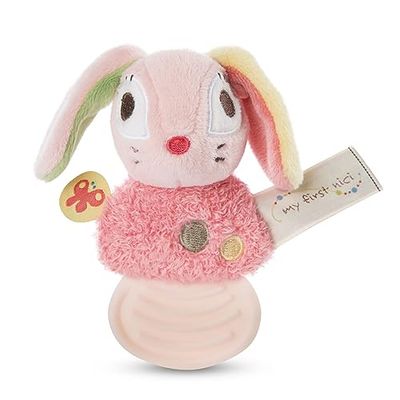 NICI Bijtring konijntje Hopsali 12 cm